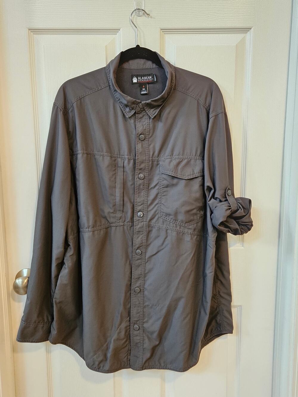 Alaskan Hardgear by Duluth Trading Co. Men's Long Sleeve Button Front Shirt XL
